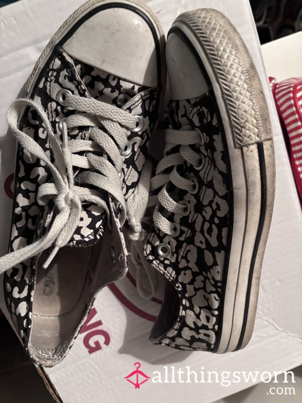 20 + Year Old Converse Lo’s Leopard Print