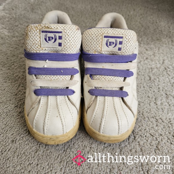 20 Year Old Vintage White Phat Farm Sneakers Size 4 1/5