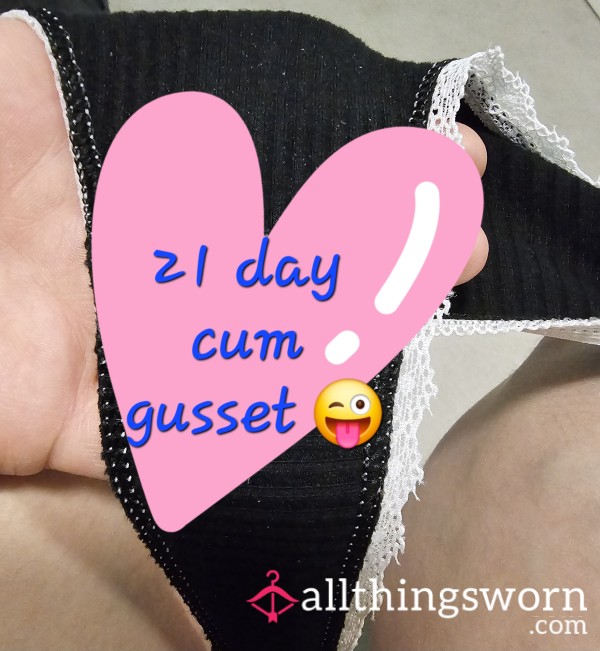 21 Day Same Thong C*m Gusset