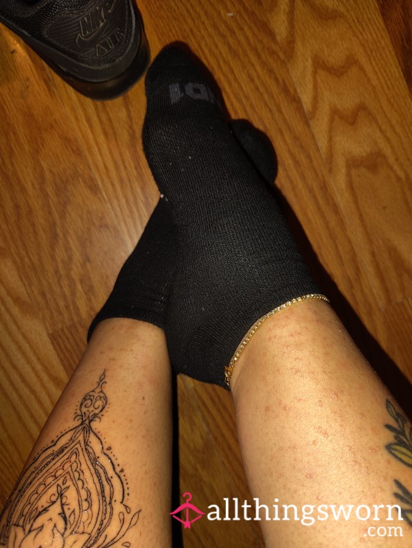 24 Hour Black Socks Comes With Personal Picture When Sent