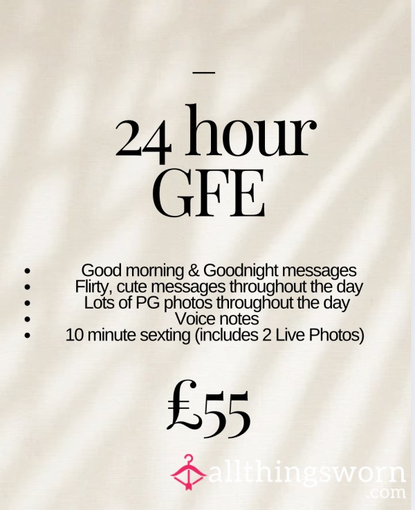 24 Hour GFE 10 Min S**ting