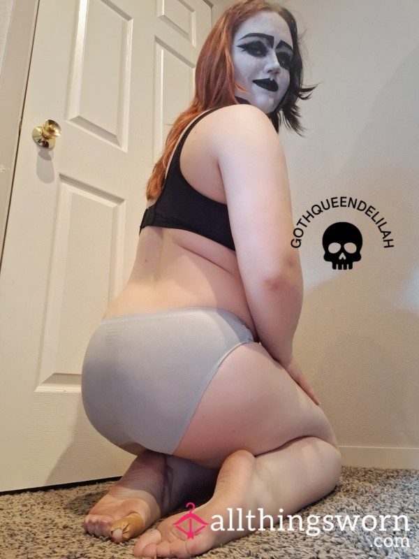 24 Hour Gray Stained Panties