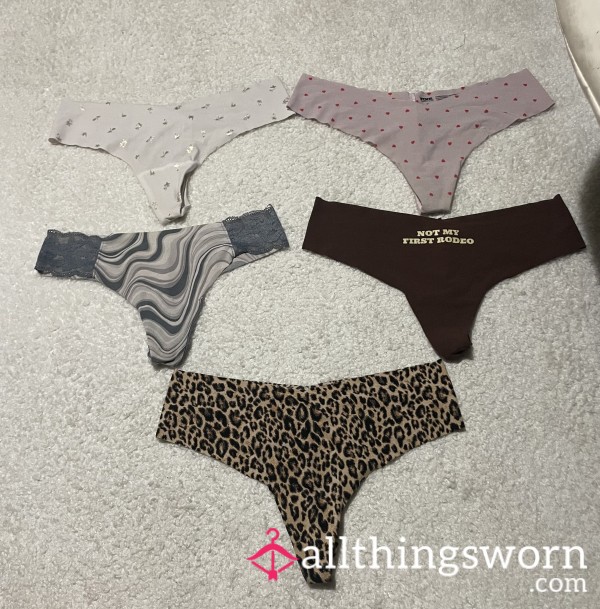 24 Hour Patterned No Show Thong