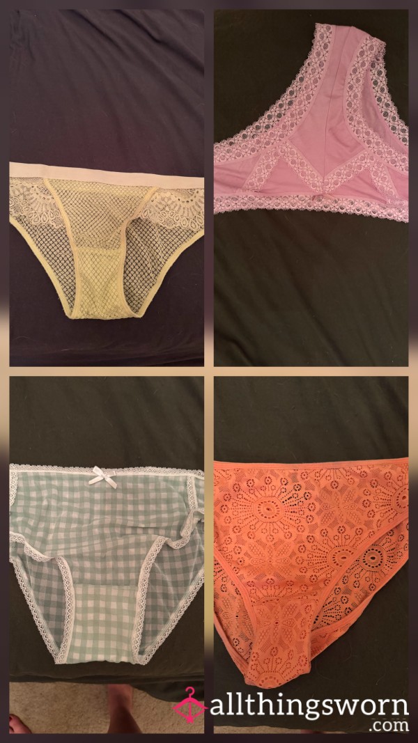 Used Panties! 24 Hour Wear!