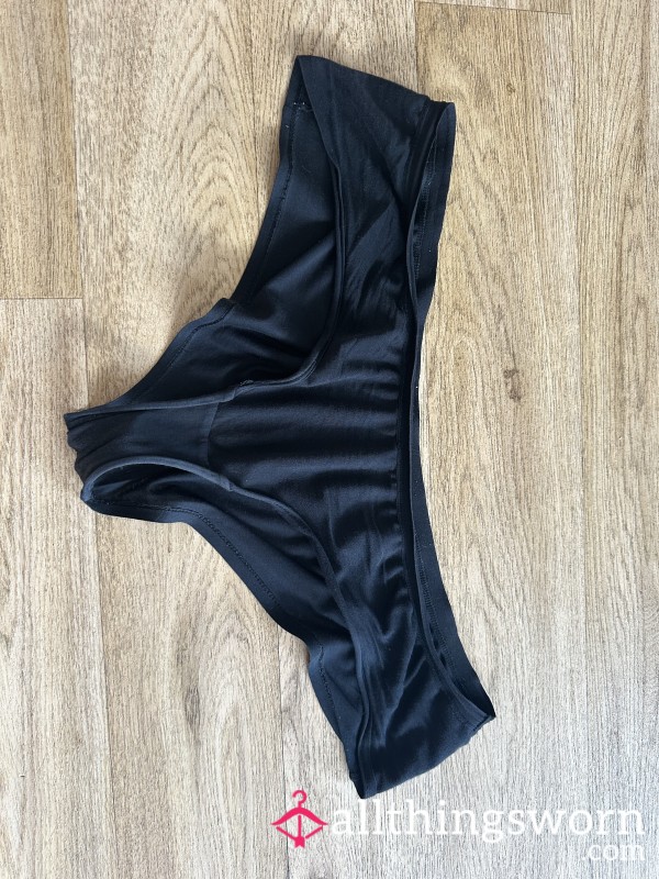 24 Hour Wear Black Panties