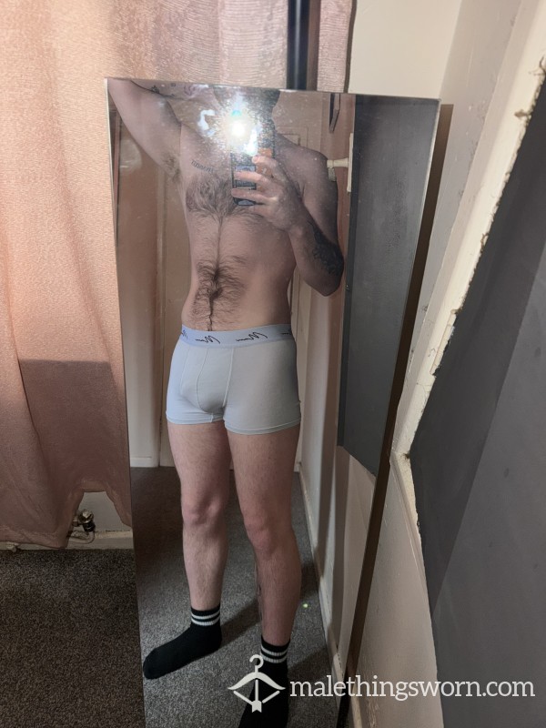 24 Hour Wear Bundle- Boxer + Socks (sweaty, Musky, Prec*m, Pi*s Drip)