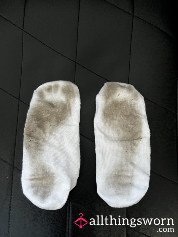 24 Hour Wear Dirty White Socks