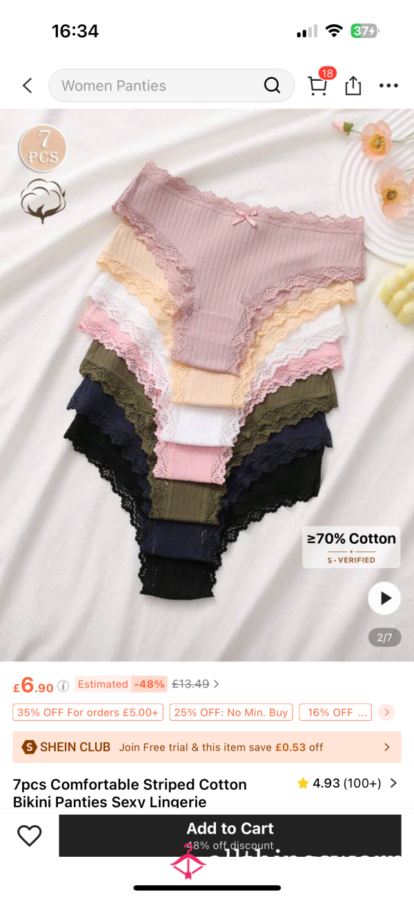 24 Hour Wear Panties