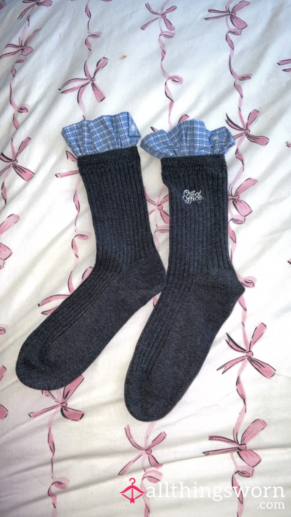 24 Hour Wear👀sl*tty Office Socks😈😍🧦