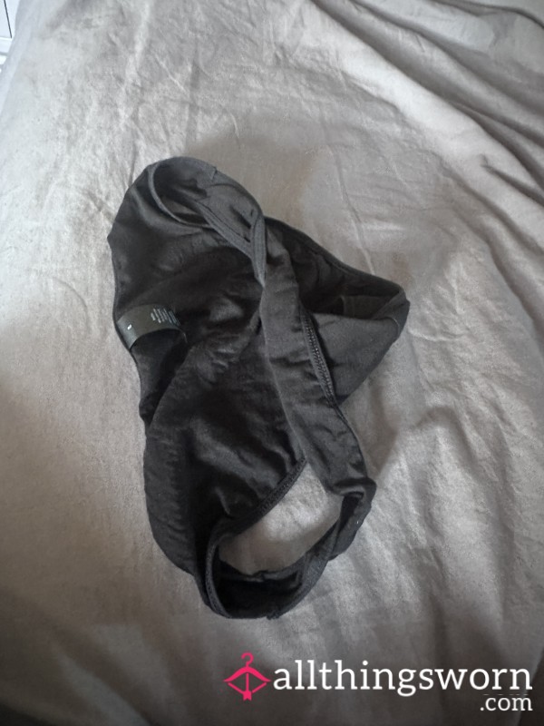 24 Hour Worn Black Panties