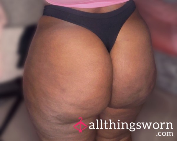 🖤 24-Hour Worn Black Thong 🖤