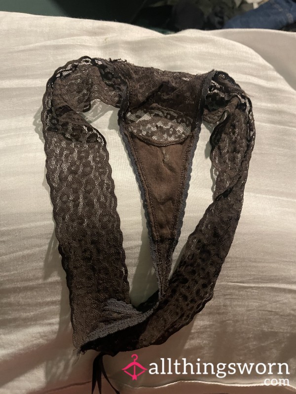 24 Hour Worn Brown Thong ❤️‍🔥