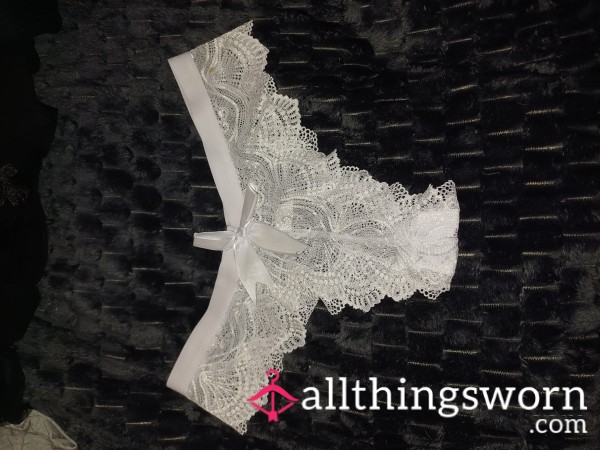 24 Hour Worn Creamy Thong