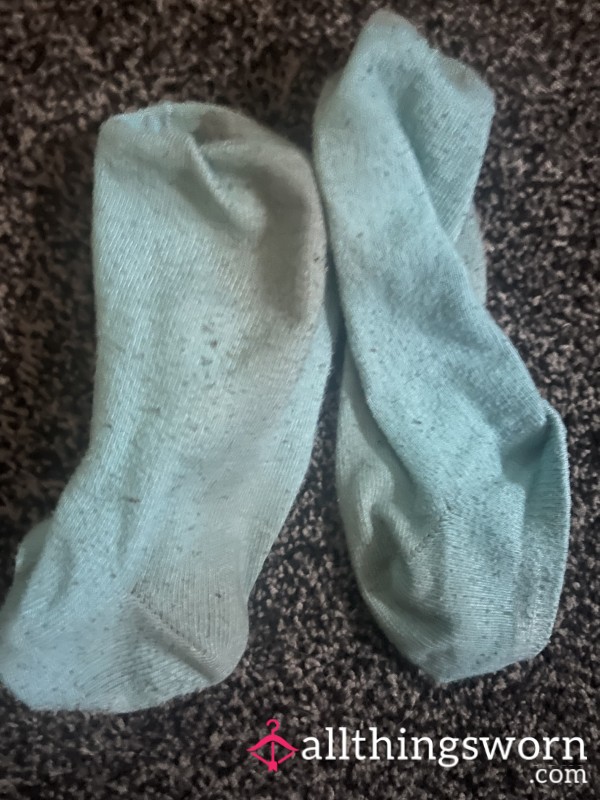 24 Hour Worn Neon Ankle Socks