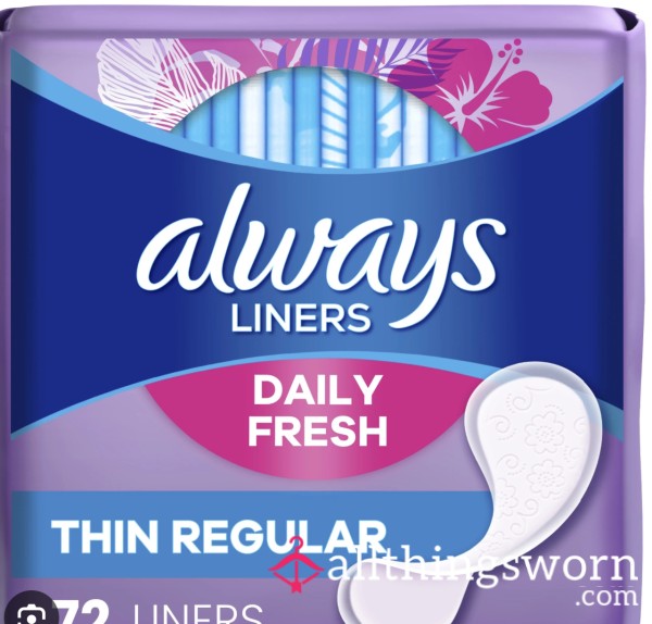 24 Hour Worn Panty Liner