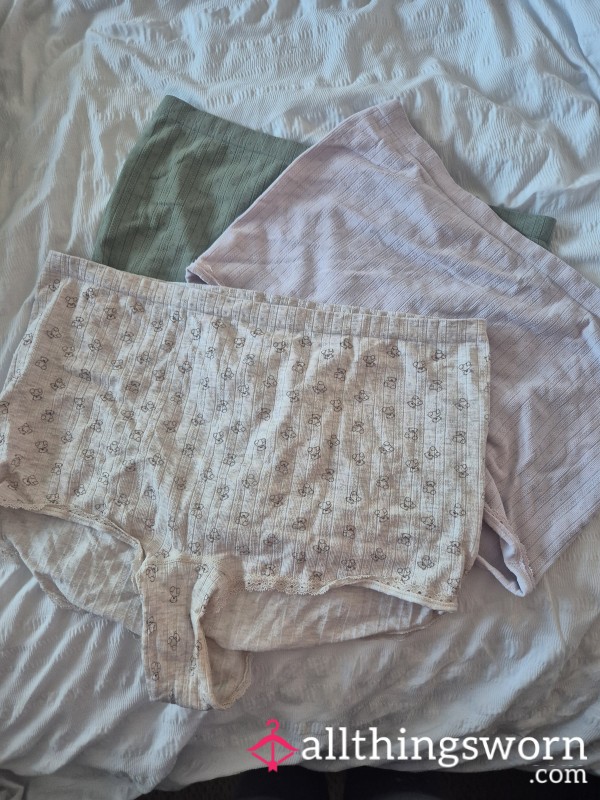 24 Hour Worn Shorts Style Panties