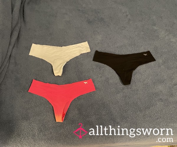 24 Hour Worn Small No Show Thongs