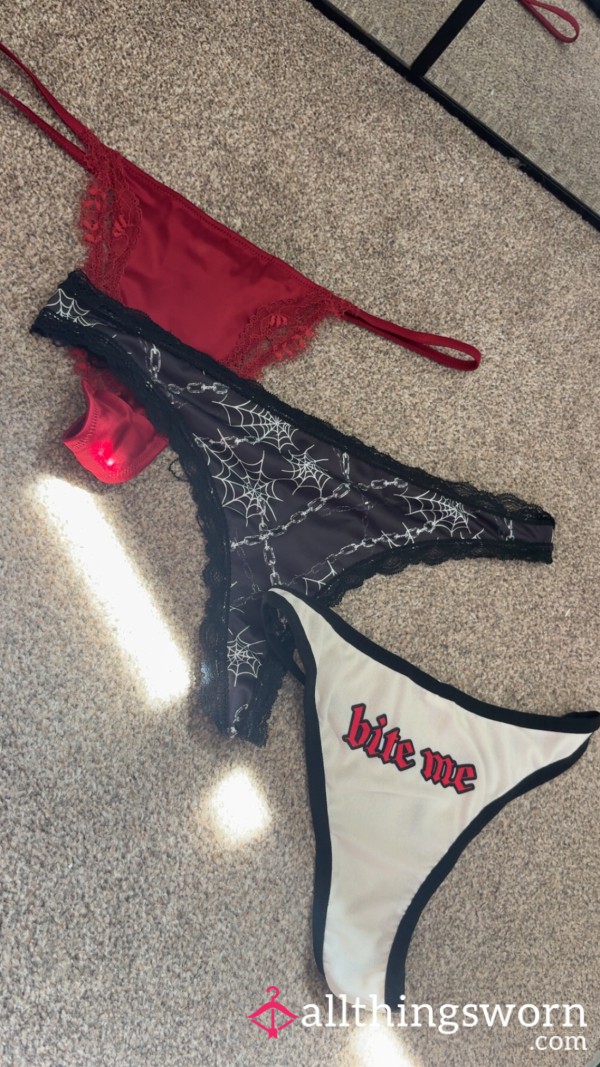 24 Hour Worn Thongs
