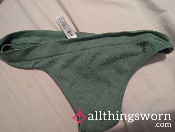 24 Hours Sporty Green Thong