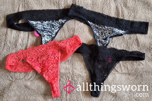 24 Hours Thongs Available- Worn To Your Liking - Extras Available