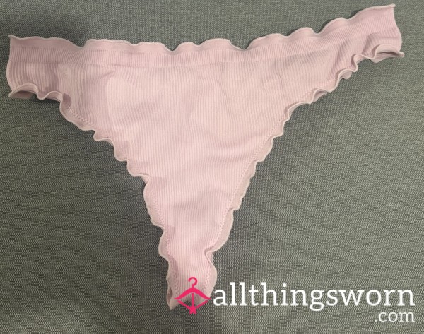 24 Hours Wear Baby Pink Thong🩷