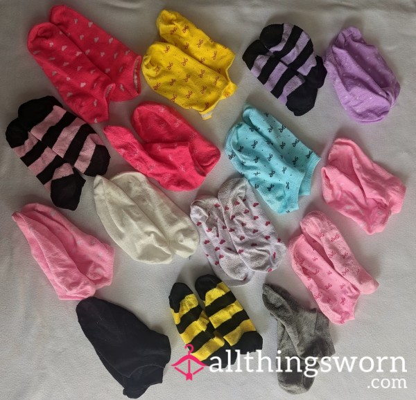 24 Hours Worn, Beautiful Size 7 🧦👣
