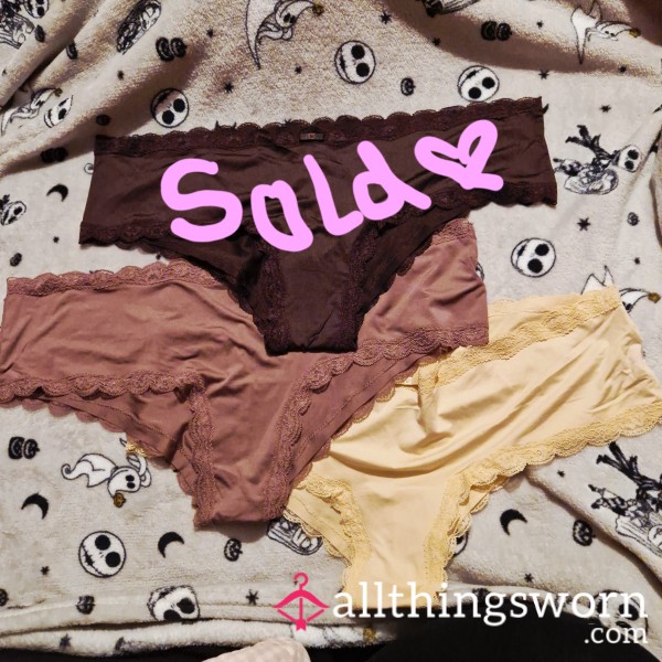 48 Hr Pantie Wear-light Brown And Cream Available 🖤