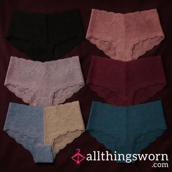 24-hr Worn Panties-Pick Your Color, Pet