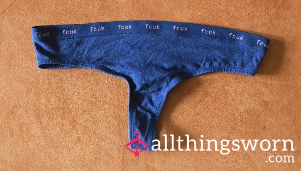 24h FCUK Thong | Navy Blue