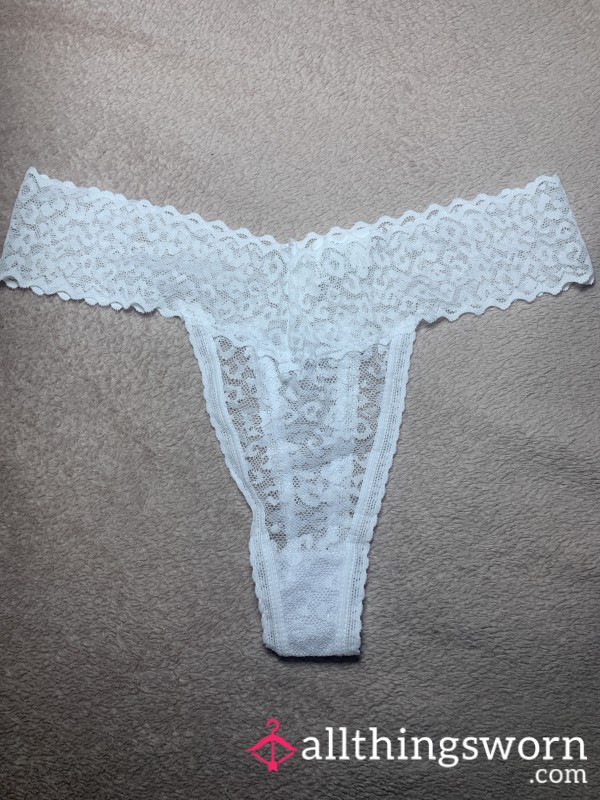 White Lace Thong🤍