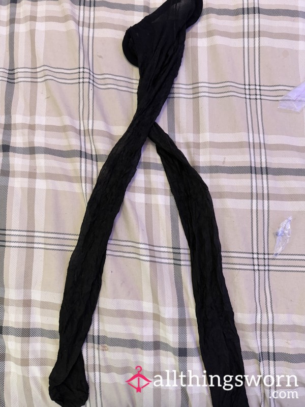 24hour Wore Nylon Black Tights