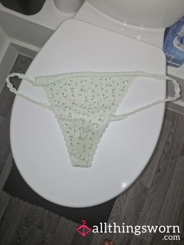 24hr Thong Wear Finished In A Soaking Of Lemonade