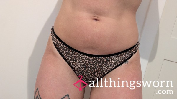 24hr Wear Leopard Thong 🐆