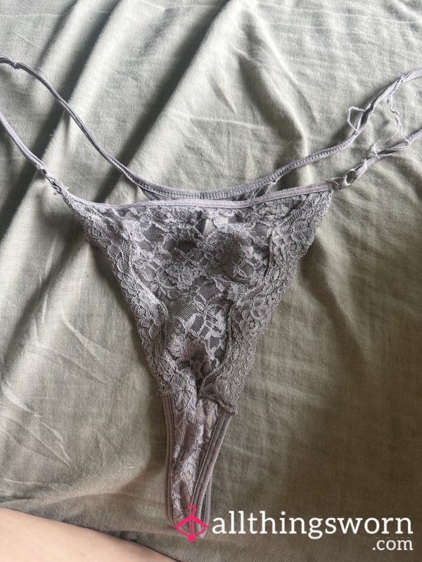 2 Day Wear Lilac Lacy Thong 💦