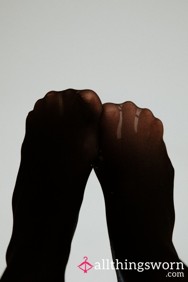 48hr Wear Black Pantyhose & FREE US SHIPPING