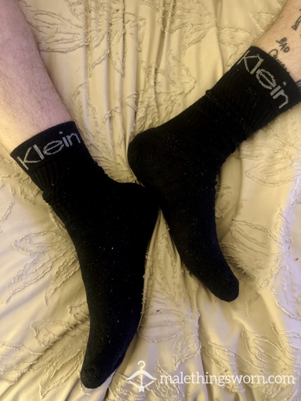 🧦 48hr Worn Stinking (Black) Calvin Klein Socks 🧦
