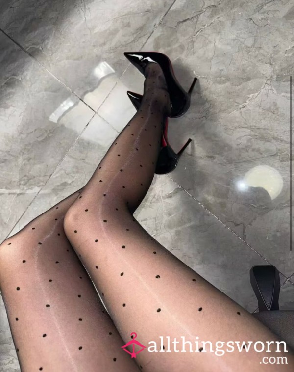24hrs Dots Pantyhose