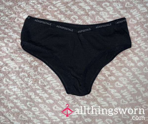 $25 Black Aéro Fullback Panty|48hr Wear
