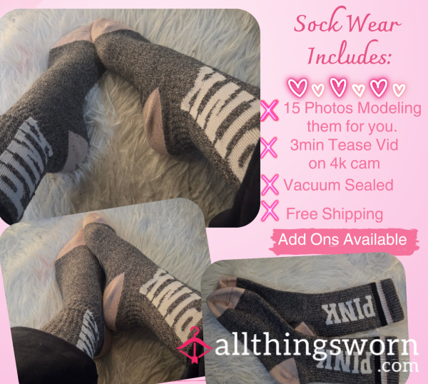 $25 Cotton VS PINK Socks!