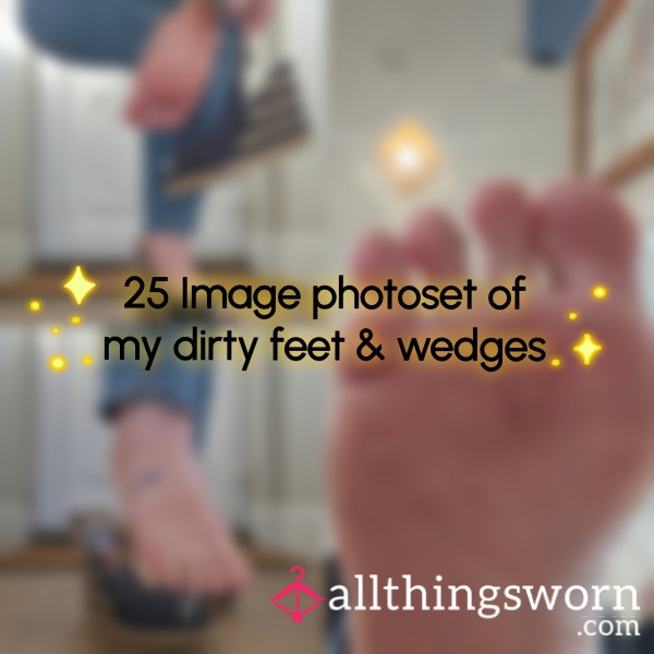 25 Photos Taking Off My Wedges Showing My Soles