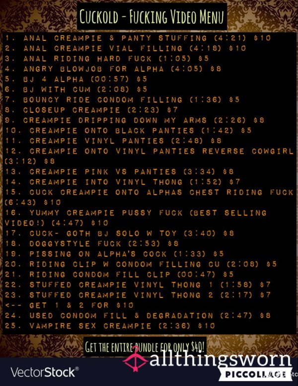 25 Video - CUCK Bundle