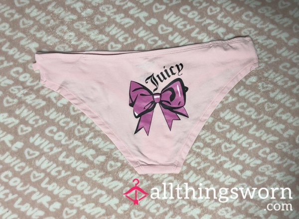 $25|Light Pink Juicy Couture Panty|48hr Wear