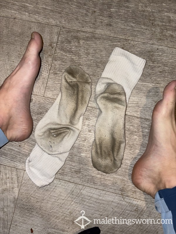 2days Worn White Socks