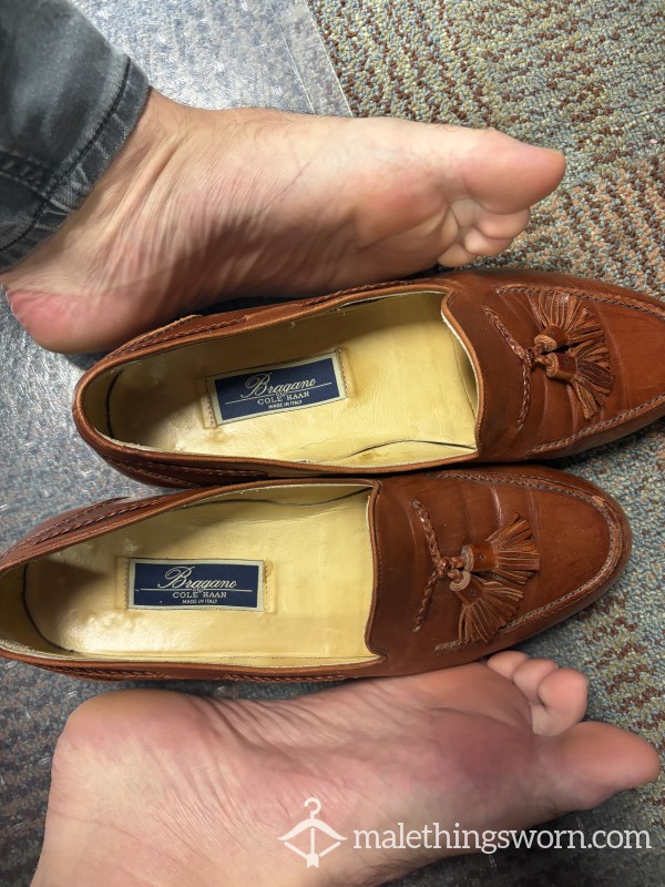 2nd Owner Leather Slip On Loafers - 10.5