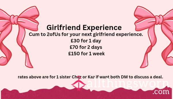 2ofUs Girlfriend Experience