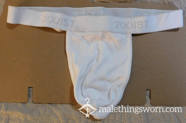2(x)ist Essentials Medium White Thong