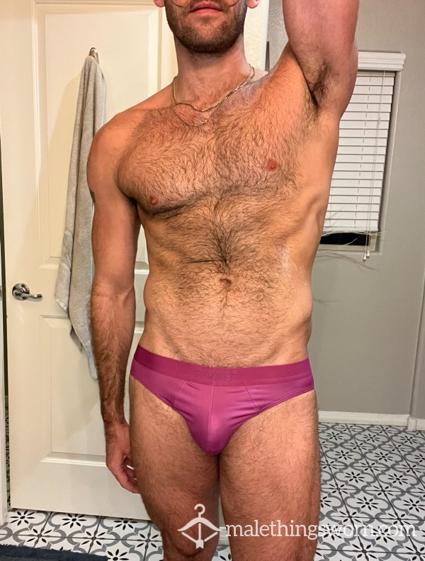 2xist Pink Men's Briefs - Medium