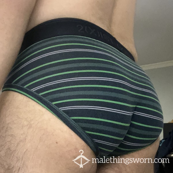 2XIST Striped Briefs (M)