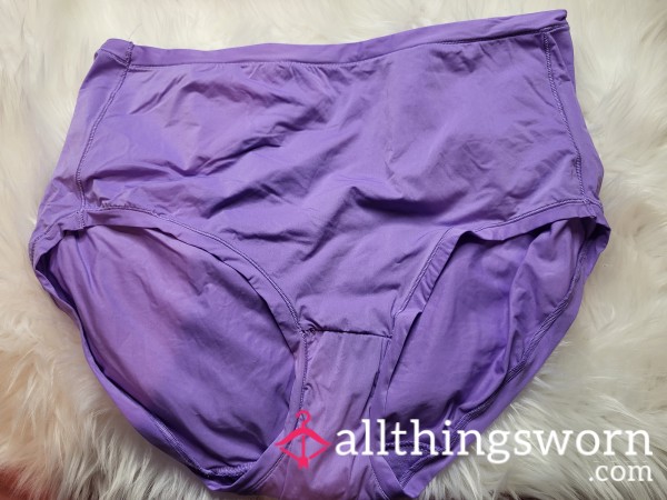 2XL Hanes Purple Granny Panties - 2 Save