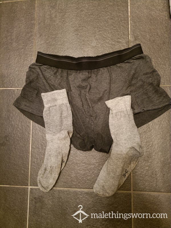 3 Day Athletic Challenge — Full Bundle (Socks Size 40 + Boxers C&A Size M)